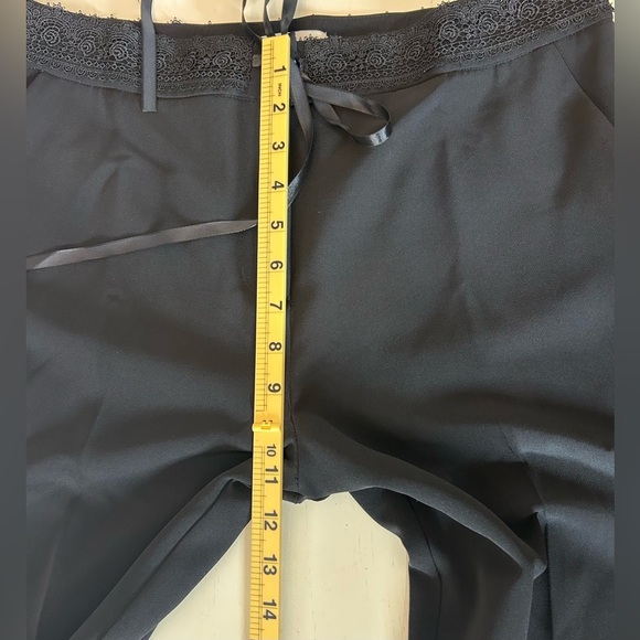 Molly Bracken Classic Black Tapered Trousers Size L Career Office Business - Picture 8 of 9